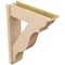 Ekena Millwork 8-in W x 28-in D x 36-in H Funston Trad Rough Cedar Woodgrain TimberThane Outlooker, Primed Tan OUTUR080X28X36FST04RCPR - alternate 2